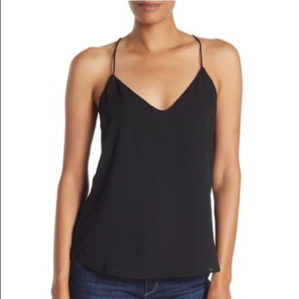 J.Crew Racerback Cami Top (Black)